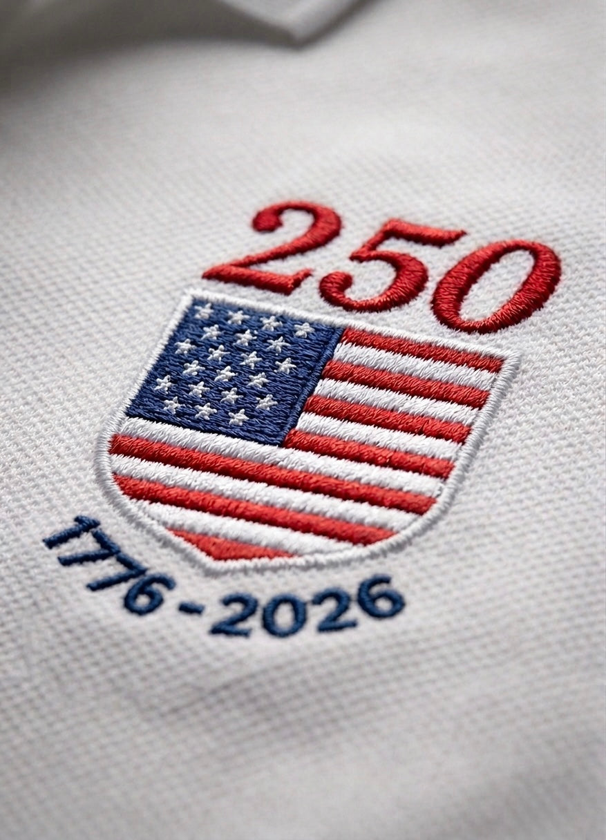 America’s 250th Anniversary Commemorative Adidas Sport Polo
